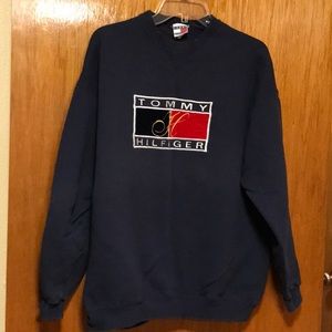 Tommy Hilfiger Navy Blue Sweatshirt Size XL